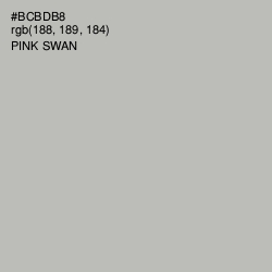 #BCBDB8 - Pink Swan Color Image